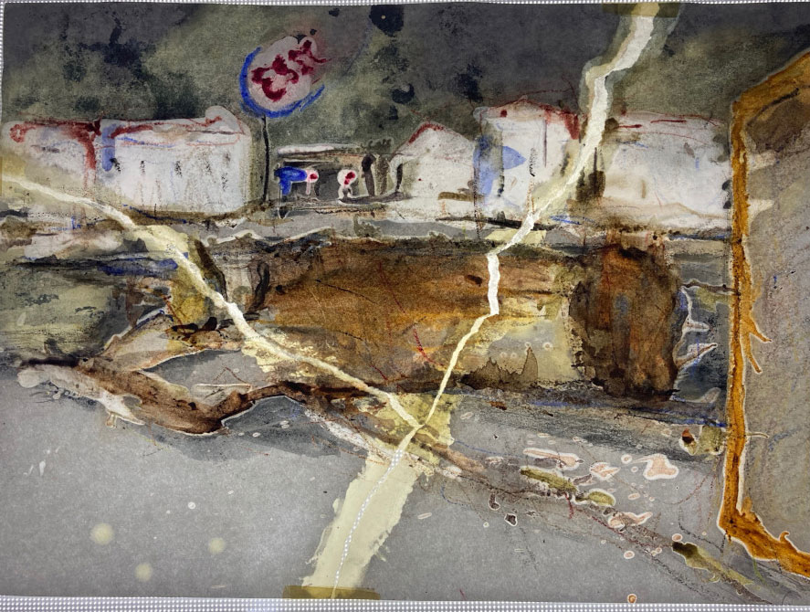 esso klein #3 hinterleuchtet