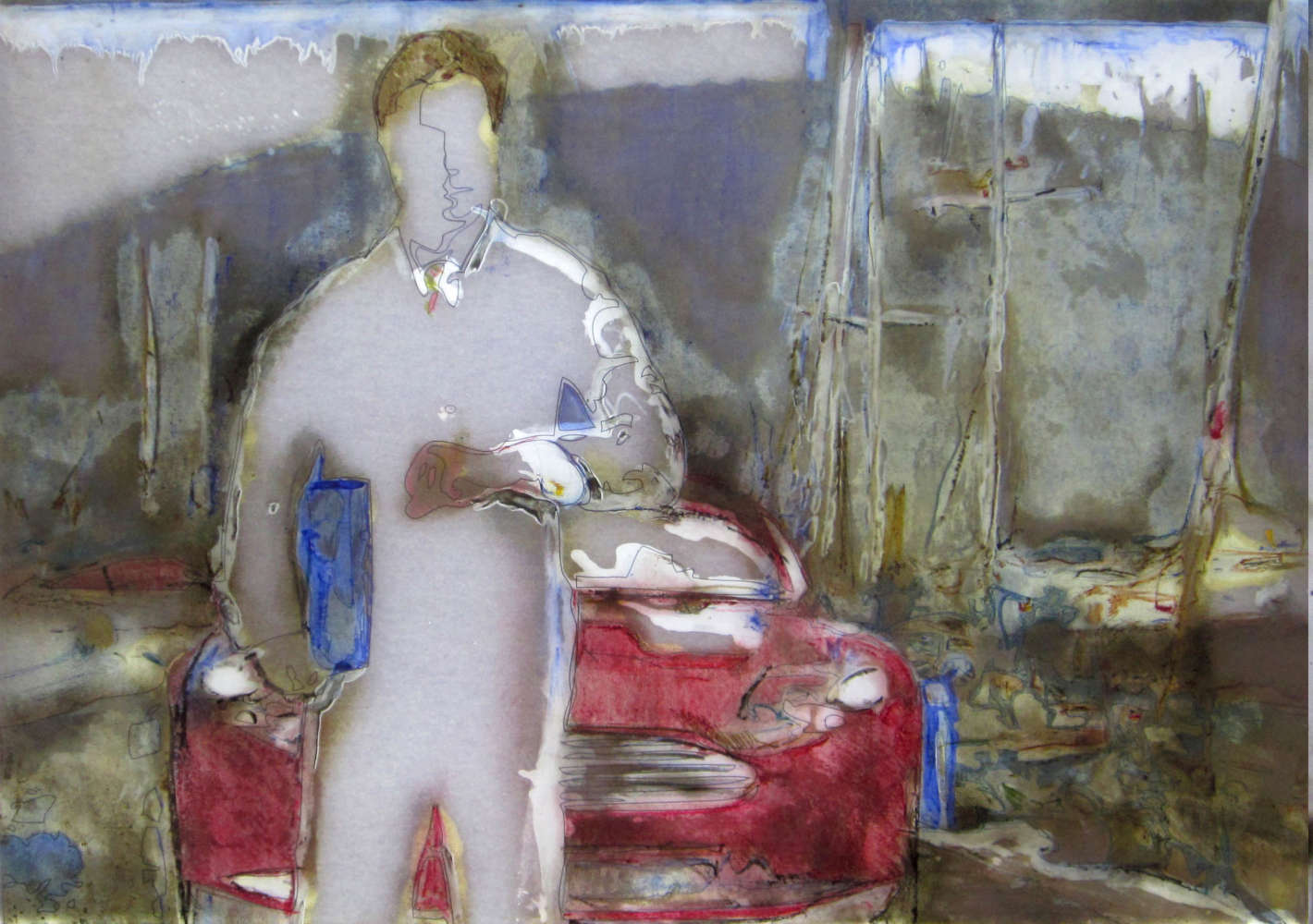 my red, white and blue #2 hinterleuchtet